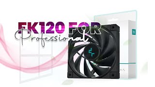 DeepCool FK120 HighPerformance case cpucooler and radiator fan for professional [upl. by Garaway777]