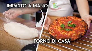 RICETTA FACILISSIMA della pizza nel RUOTO DI PASQUALINO ROSSI  forno di casa impasto a mano [upl. by Eiramesor26]