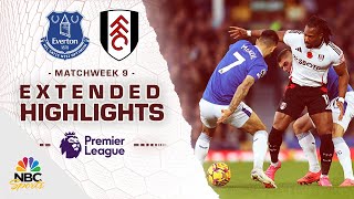 Everton v Fulham  PREMIER LEAGUE HIGHLIGHTS  10262024  NBC Sports [upl. by Miuqaoj]