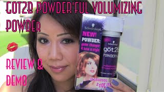 Got2b Powderful Volumizing Powder Review ♥ Demo [upl. by Alice]