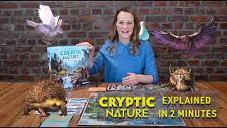 CRYPTIC NATURE  explained in 2 minutes  strategic boardgame about legendary cryptids by iDventure [upl. by Hourihan]