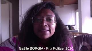 Interview de Gaelle Borgia Prix Pulitzer 2020 [upl. by Ayama]