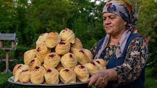 🌶 Making Chudu Traditional Azerbaijani Meat Pastry Recipe [upl. by Ennaillek860]