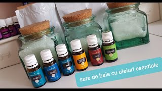 AROMATERAPIE  SARE DE BAIE cu uleiuri esentiale [upl. by Irahc614]