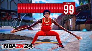 I Broke NBA 2K24 with a 99 STEAL RATING [upl. by Eigroeg]