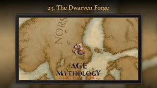 Age of Mythology Retold  23 The Dwarven Forge Titan Difficulty [upl. by Naillimixam]