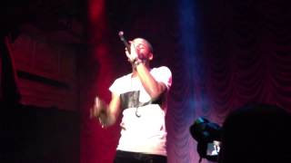 Marcus Canty performs  Three Words  live in nyc at the box epic records showcase [upl. by Cadal]