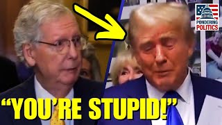 McConnell PUBLICLY ROASTS Trump quotBeyond Politically Stupidquot [upl. by Haven]