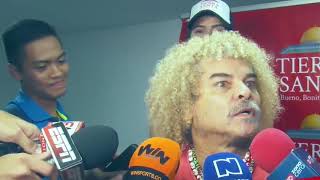 El Pibe Valderrama critica cambio del horario de Colombia vs Paraguay [upl. by Ranchod]