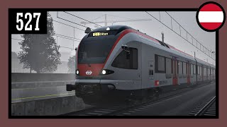 527  SBahn Vorarlberg  REX7 25893  Bregenz → Lindau Hbf  17h59  SBB RABe 523 [upl. by Trebbor]