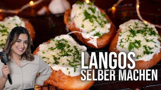 LANGOS WIE VOM WEIHNACHTSMARKT Super lecker amp einfach [upl. by Pride]