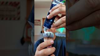 Proraso Blu  Montaggio in Viso Face Lathering della crema da barba asmr [upl. by Euphemie494]