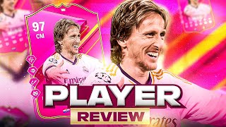 5⭐5⭐ 97 FUTTIES PREMIUM MODRIC SBC PLAYER REVIEW  FC 24 Ultimate Team [upl. by Einej]