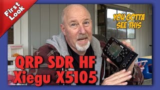 Xiegu X5105 QRP HF SDR Radio  K6UDA Radio [upl. by Michelina]