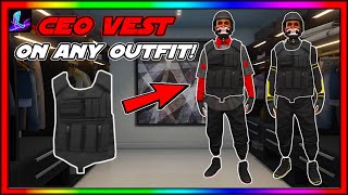 GTA 5 ONLINE HOW TO GET CEO VEST ON ANY OUTFIT AFTER PATCH 157 [upl. by Floris]