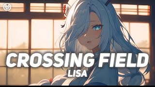 Crossing Field  LiSA Nightcore  Lyrics [upl. by Hu521]