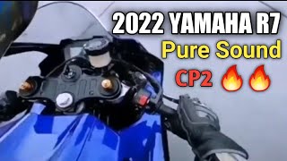 2022 Yamaha R7 Pure sound  Track TEST [upl. by Gintz]