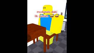 Mcdonals daki ilk günüm 😅😅😅 [upl. by Nezah]