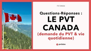 🇨🇦 QuestionsRéponses sur le PVT Canada demande  vie quotidienne au QuébecCanada [upl. by Etnoval527]