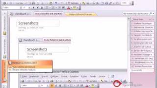 Onenote Tutorial Deutsch Bildschirmausschnitte [upl. by Cyrille]