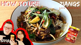 Ziangs How to use Amoy Extra Hot Sichuan Spicy Noodle Sauce webstore insert [upl. by Iad584]