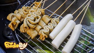 어묵 물떡 세트  Fish Cake and Rice Cake  Korean Street Food  부산 반여동 87 떡볶이 amp 닭발 [upl. by Humfrey]