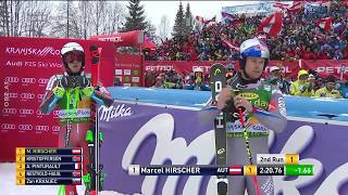 Siegeslauf Marcel Hirscher Weltcup Riesenslalom Kranjska Gora [upl. by Thetos435]