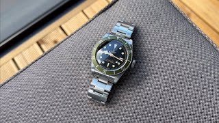 Green Special Edition Tudor Black Bay Heritage Harrods 79230G [upl. by Idoux]