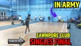 Cawnpore Club Badminton Singles Final  Age 50 [upl. by Emarie286]