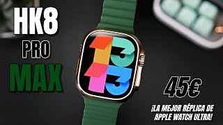 La mejor REPLICA de Apple Watch ULTRA cuesta 50€ ⌚ HK8 PRO Max  REVIEW a fondo [upl. by Inglebert]