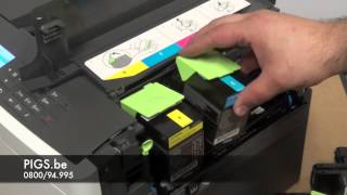 LEXMARK IMPRIMANTE CS310 CS410 TONER PIGS BE HCD TOSHIBA OKI [upl. by Ynnoj]