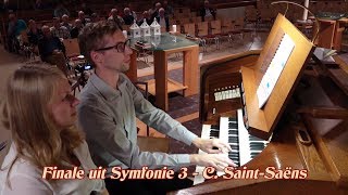 C SaintSaëns  Finale  Symfonie 3 – Gert van Hoef  Immanuelkerk Maassluis [upl. by Kape]