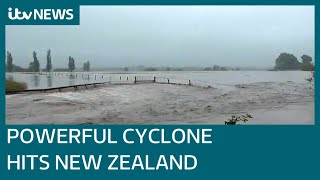 Cyclone Gabrielle New Zealand declares state of emergency as storm batters nation  ITV News [upl. by Fisuoy600]