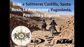 🏍️Ruta a Salitreras🏍️Castilla Santa Rosa La Americana Yugoslavia Petronila y Eugenia Chile [upl. by Lanette554]