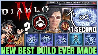 Diablo 4  New Ultimate BILLION DAMAGE Super Speed Sorcerer Build  INSANT Uber Lilith amp T100 Guide [upl. by Brenden661]