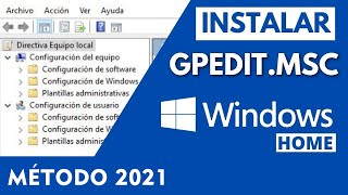 Como habilitar o GPEDIT no Windows 10 Home [upl. by Adile]