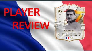 92 GOLAZO ICON CANTONA SBC PLAYER REVIEW EA FC 24 ULTIMATE TEAM [upl. by Llebyram]