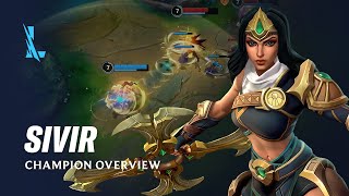 Sivir Champion Overview  Gameplay  League of Legends Wild Rift [upl. by Larrie]