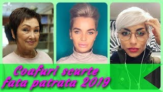 20 modele ✨ coafuri scurte fata patrata 2019 [upl. by Spenser751]