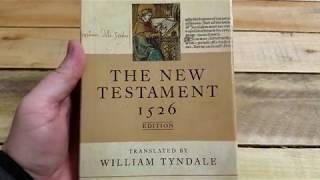 William Tyndale 1526 New Testament [upl. by Adlih]