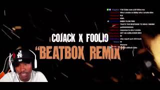 Duke Dennis Reacts To Foolio BeatBox Remix [upl. by Eimmak]