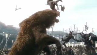 Beorn Fighting Scene  The Hobbit The Battle of the Five Armies  Extended Edition 2015 [upl. by Loutitia]