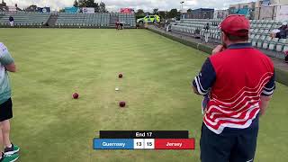 European Championships Session 7 Gents Singles  Jersey vs Guernsey [upl. by Gearard]