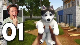 House Flipper Pets DLC  Part 1  Adopting a Puppy [upl. by Stark]