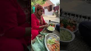 Aaj Bnayi Apne Garden Ki gobhi villagefood villagekitchen sunilpalvlogs [upl. by Eeliram820]