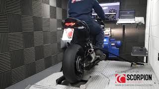 Kawasaki Ninja 1000 SX Scorpion RedPower Slipon Exhaust [upl. by Annahsohs936]