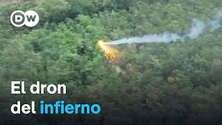 Ucrania utiliza el dron quotDragónquot para derretir objetivos militares rusos [upl. by Markson498]