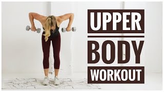 Full UPPER BODY Workout  TONING  STRENGTH [upl. by Vic]