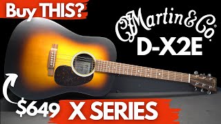 Martin X Series BUDGET ACOUSTIC DX2E Full Demo [upl. by Enilrahc769]