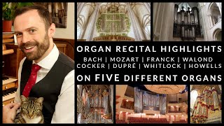 🎵 Organ Recital on 5 AMAZING Organs  Richard McVeigh [upl. by Anatsirhc665]